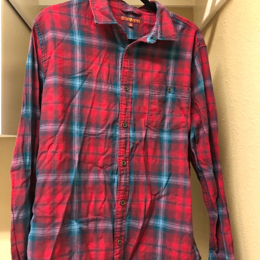 7 for All Mankind Button Down Long Sleeve Shirt